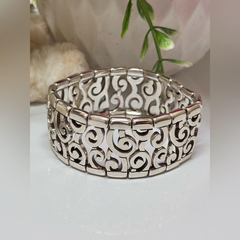 Vintage Brighton Contempo Wide Stretch Bracelet